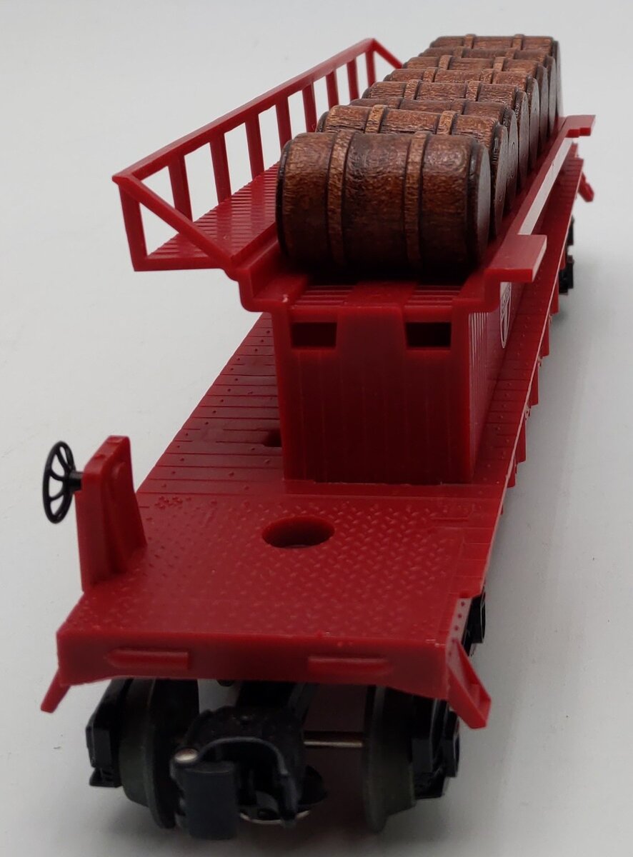 Lionel 6-16306 O Gauge Santa Fe Barrel Ramp Car LN/Box