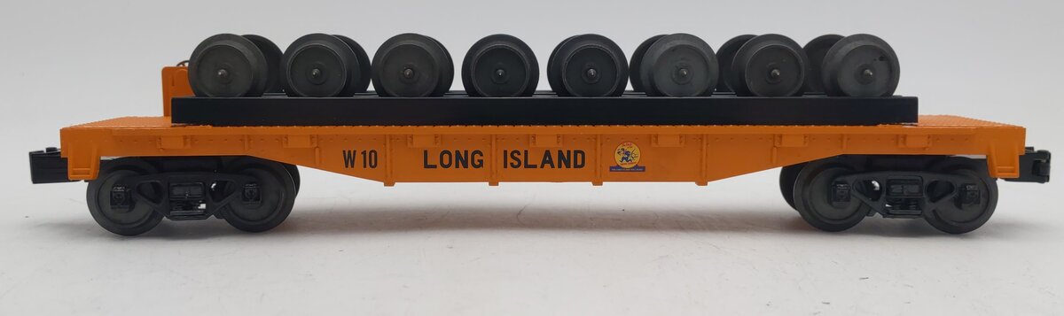 MTH 30-76458 Long Island Flat Car w/ Wheel Set #W10 LN/Box