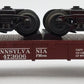 MTH 30-76199 O Pennsylvania Flat Car w/(4) Bettendorf Trucks #473606 LN/Box