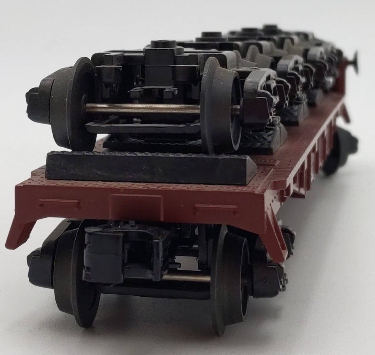 MTH 30-76199 O Pennsylvania Flat Car w/(4) Bettendorf Trucks #473606 LN/Box