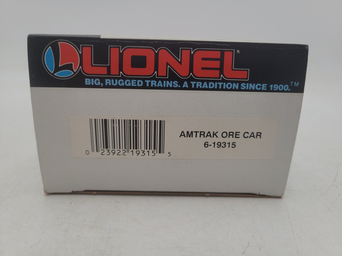 Lionel 6-19315 O Gauge Amtrak Ore Car w/ Ore Load #19315 LN/Box