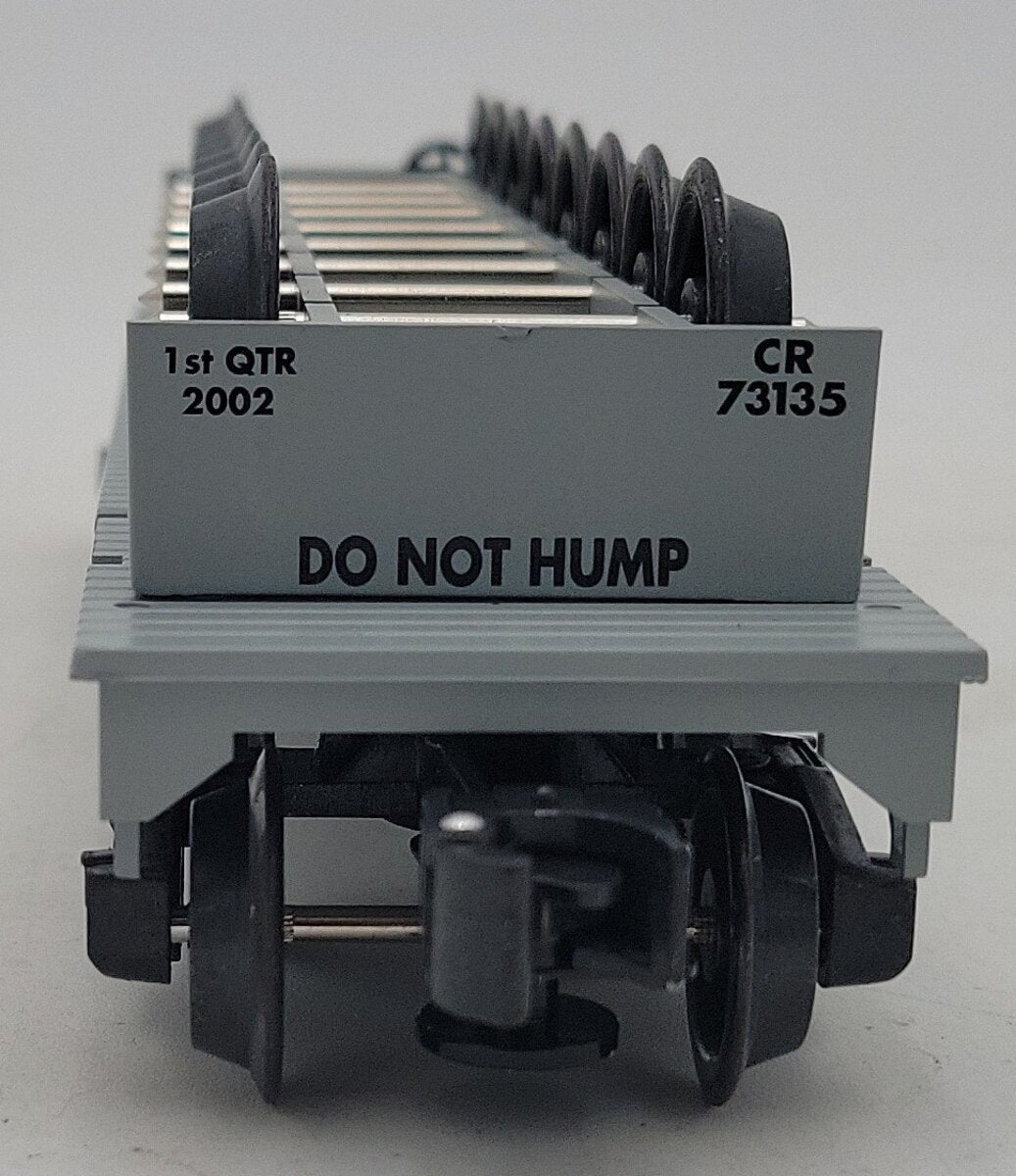 K-Line K661-1411 Conrail 2002 Safety Award Classic Flat Car w/ Wheels #73135 LN/Box