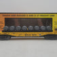 MTH 30-76619 O Chessie System RailKing 3-Rail Flatcar w/Wheelset Load #960022 EX/Box