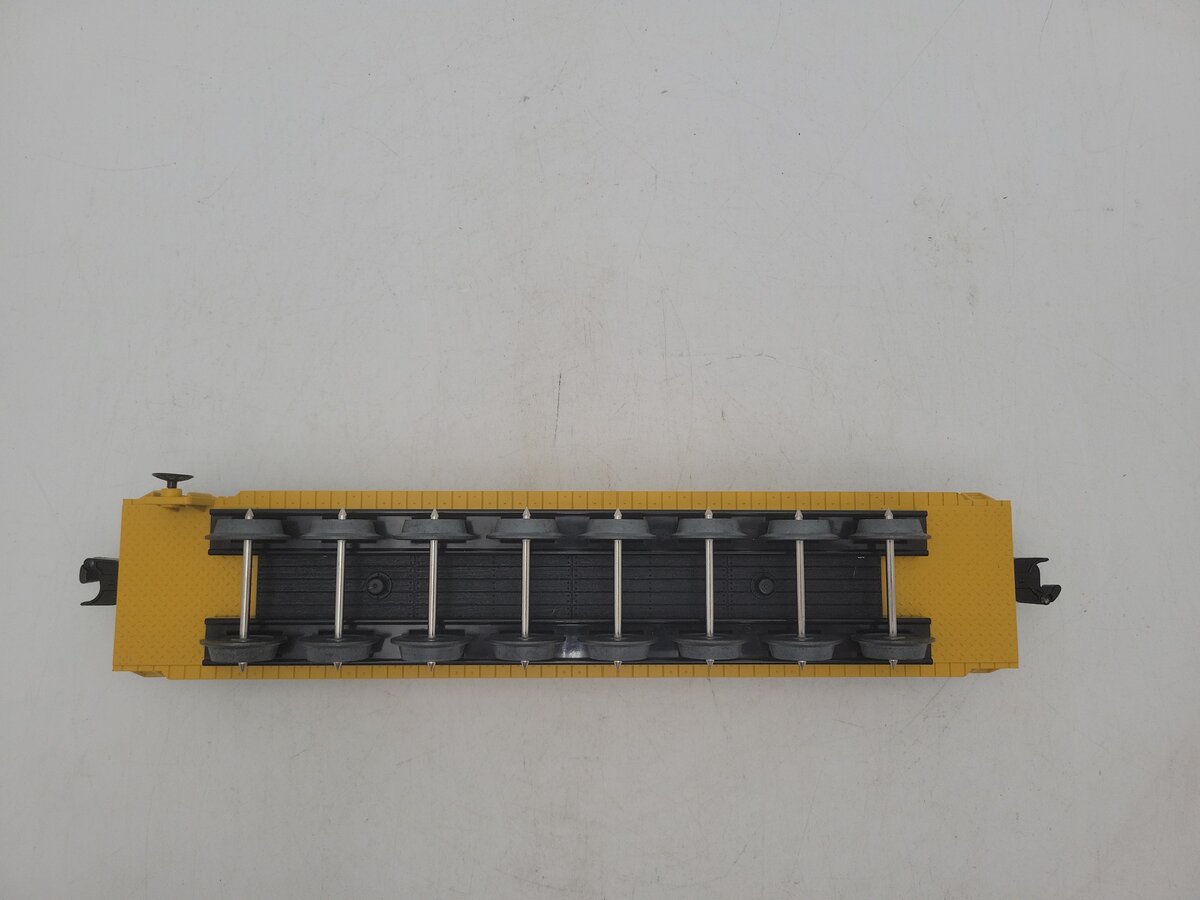 MTH 30-76619 O Chessie System RailKing 3-Rail Flatcar w/Wheelset Load #960022 EX/Box