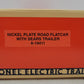 Lionel 6-19411 O Gauge Nickel Plate Road Flatcar w/Sears Trailer NIB