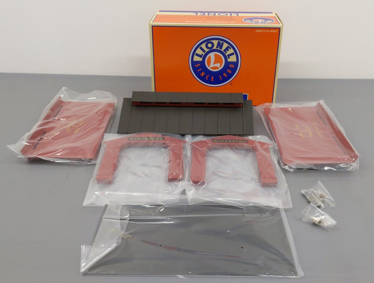 Lionel 6-84334 O Strasburg Half Covered Covered Bridge EX/Box