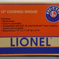 Lionel 6-84334 O Strasburg Half Covered Covered Bridge EX/Box