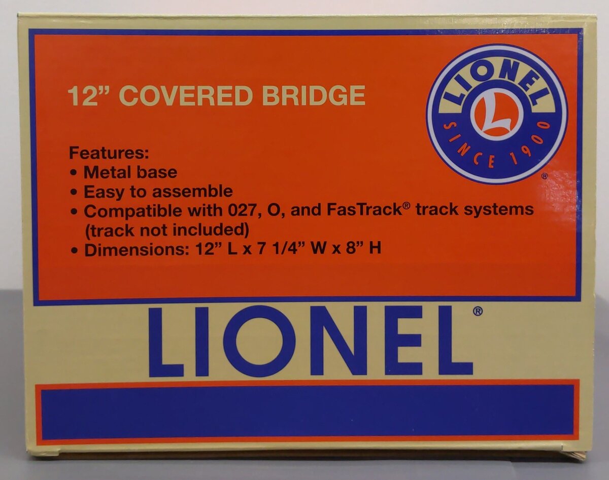 Lionel 6-84334 O Strasburg Half Covered Covered Bridge EX/Box