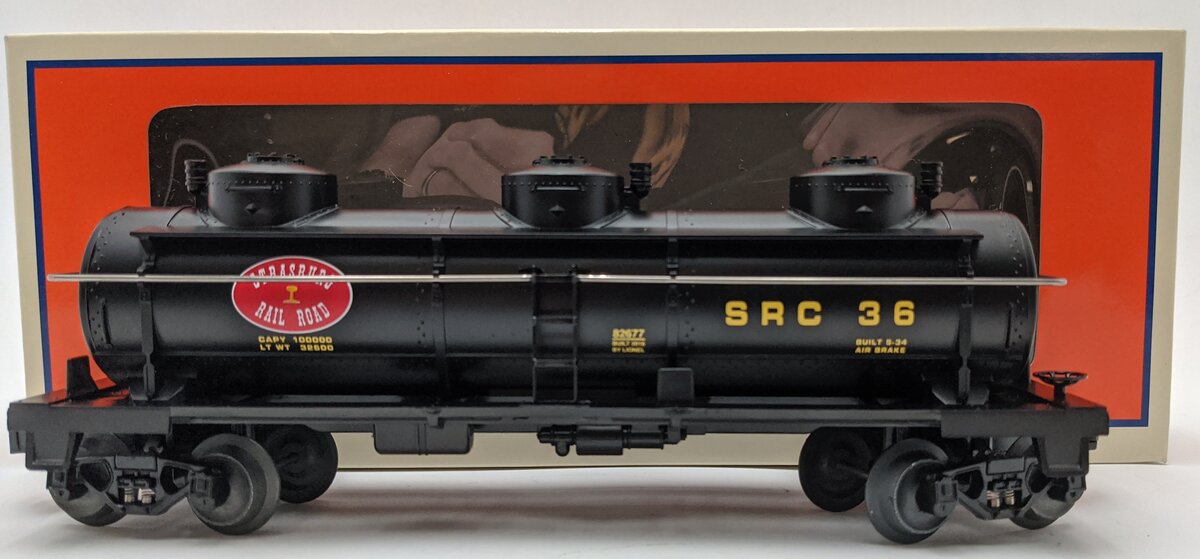 Lionel 6-82677 O Gauge Strasburg 3-Dome Tank Car LN/Box