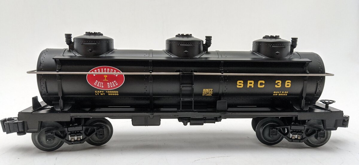 Lionel 6-82677 O Gauge Strasburg 3-Dome Tank Car LN/Box