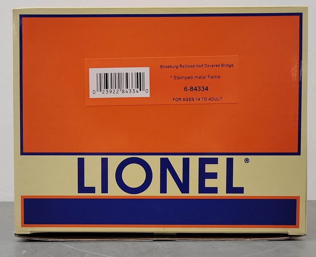 Lionel 6-84334 O Strasburg Half Covered Covered Bridge EX/Box