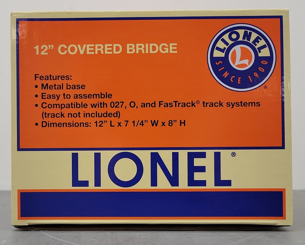 Lionel 6-84334 O Strasburg Half Covered Covered Bridge EX/Box