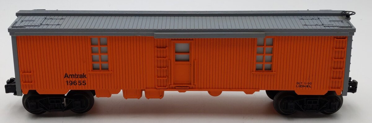 Lionel 6-19655 O Gauge Amtrak Tool Car with Lighted Interior LN/Box