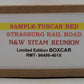 RMT 96499-401 O Scale Limited Edition Strasburg RR N&W Steam Reunion Boxcar EX/Box