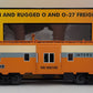 MTH 30-77249 O Gauge Interstate Bay Window Caboose #555105 LN/Box