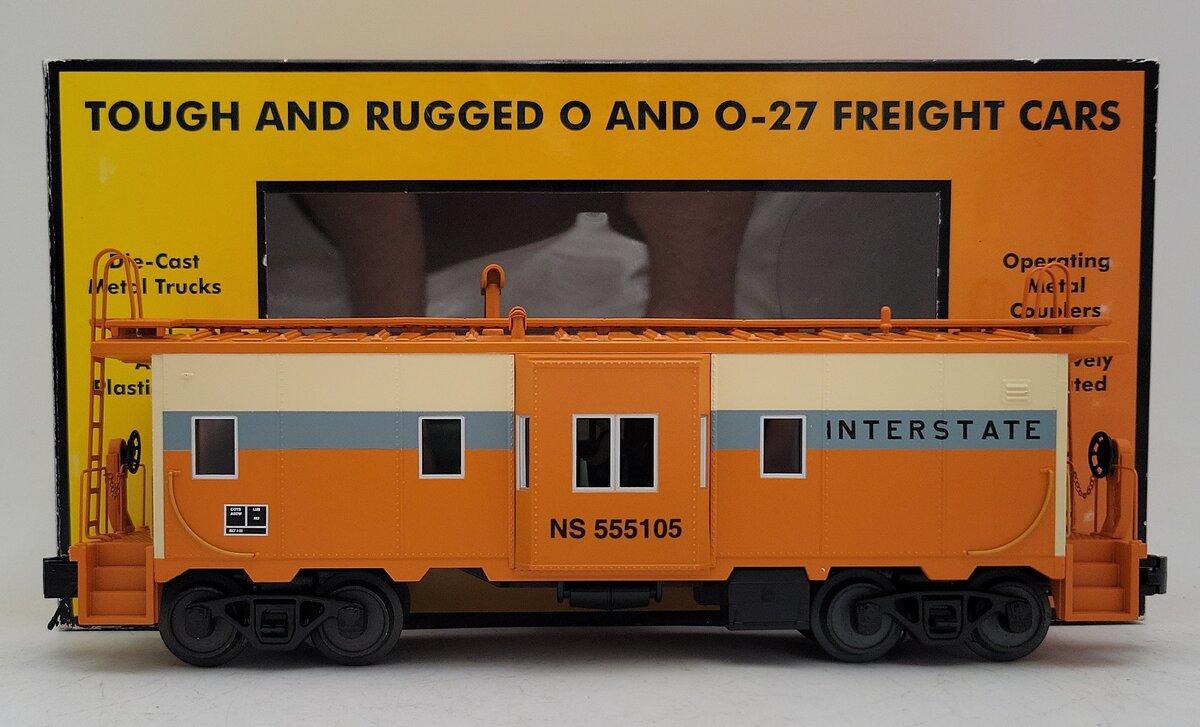 MTH 30-77249 O Gauge Interstate Bay Window Caboose #555105 LN/Box