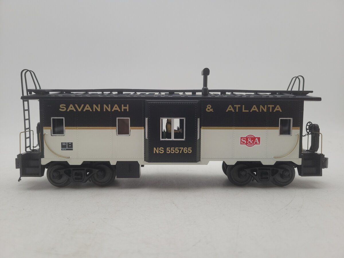 MTH 30-77234 O Gauge Savannah & Atlanta Bay Window Caboose #555765 LN/Box