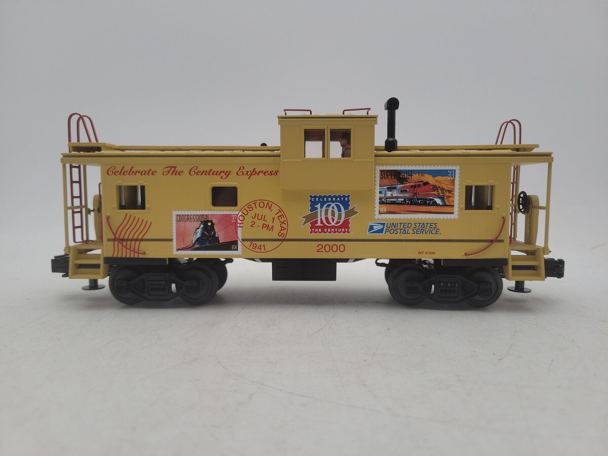 MTH 20-91035 O Gauge USPS Extended Vision Caboose #2000 EX/Box