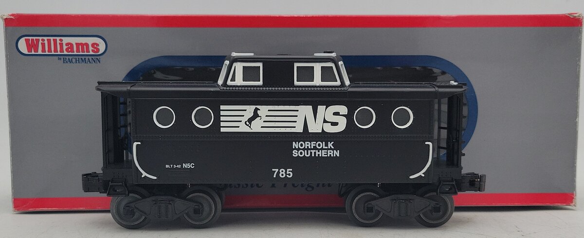 Williams 47733 O Gauge Norfolk Southern N5C Porthole Caboose #785 LN/Box