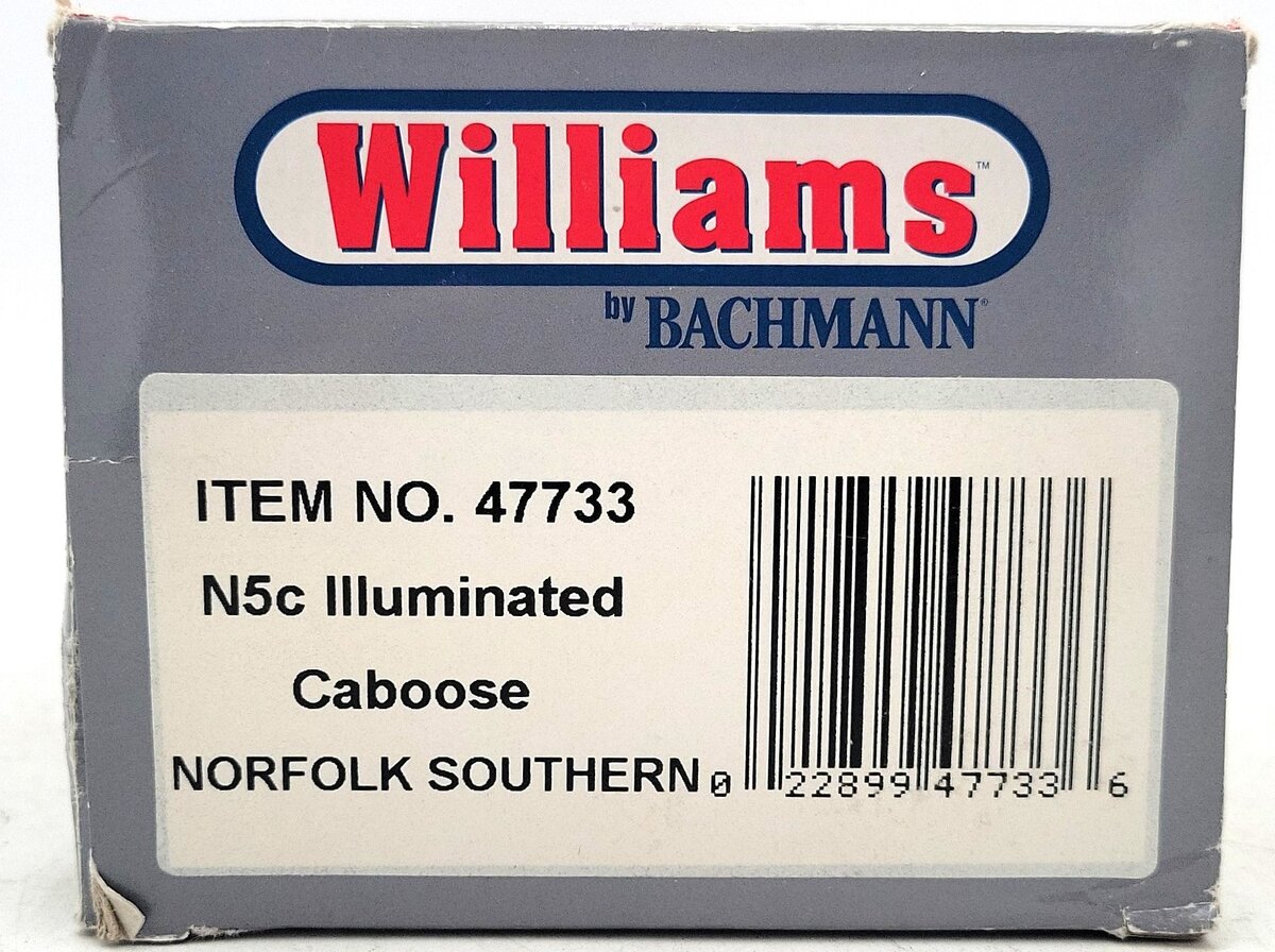 Williams 47733 O Gauge Norfolk Southern N5C Porthole Caboose #785 LN/Box