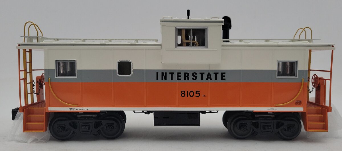 Lionel 6-27698 O Gauge NS Heritage Interstate Extended Vision Caboose #8105 LN/Box