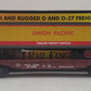 MTH 30-7632 O Gauge Union Pacific Flatcar #53007 with Trailer EX/Box