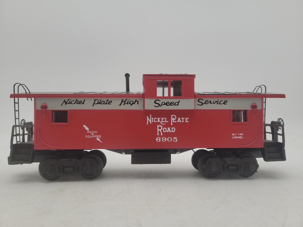 Lionel 6-6905 O Gauge Nickel Plate Road Illuminated Extended Vision Caboose EX/Box