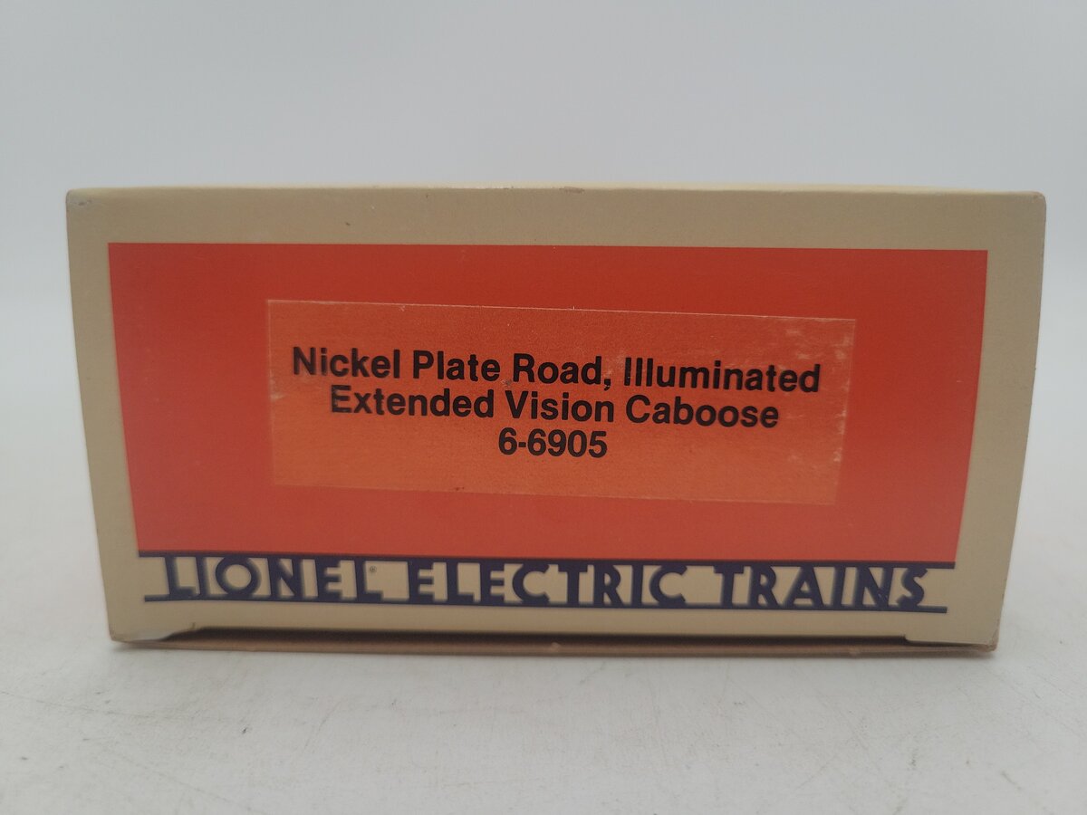 Lionel 6-6905 O Gauge Nickel Plate Road Illuminated Extended Vision Caboose EX/Box