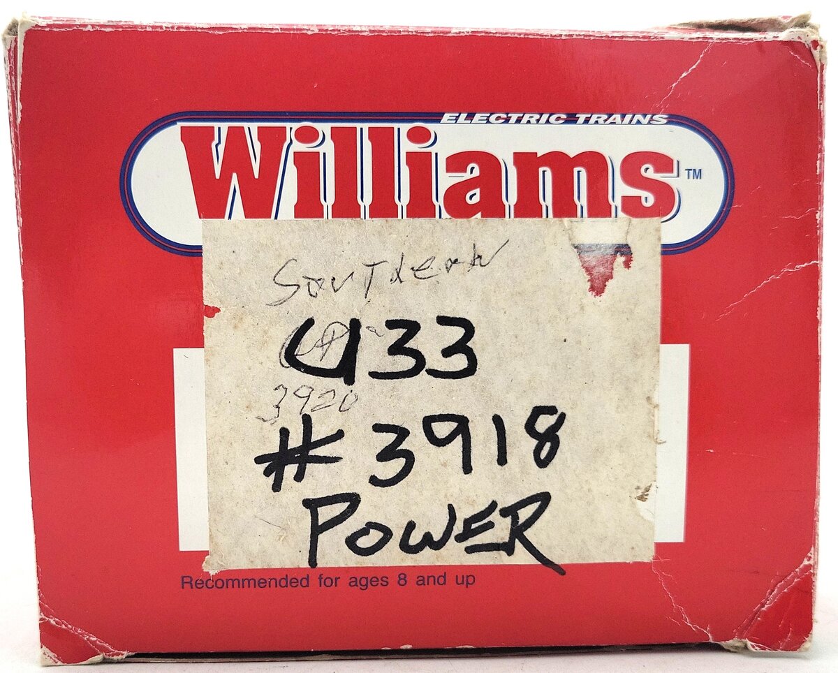 Williams U1017 Southern U33C Powered Diesel Locomotive #3918 EX/Box