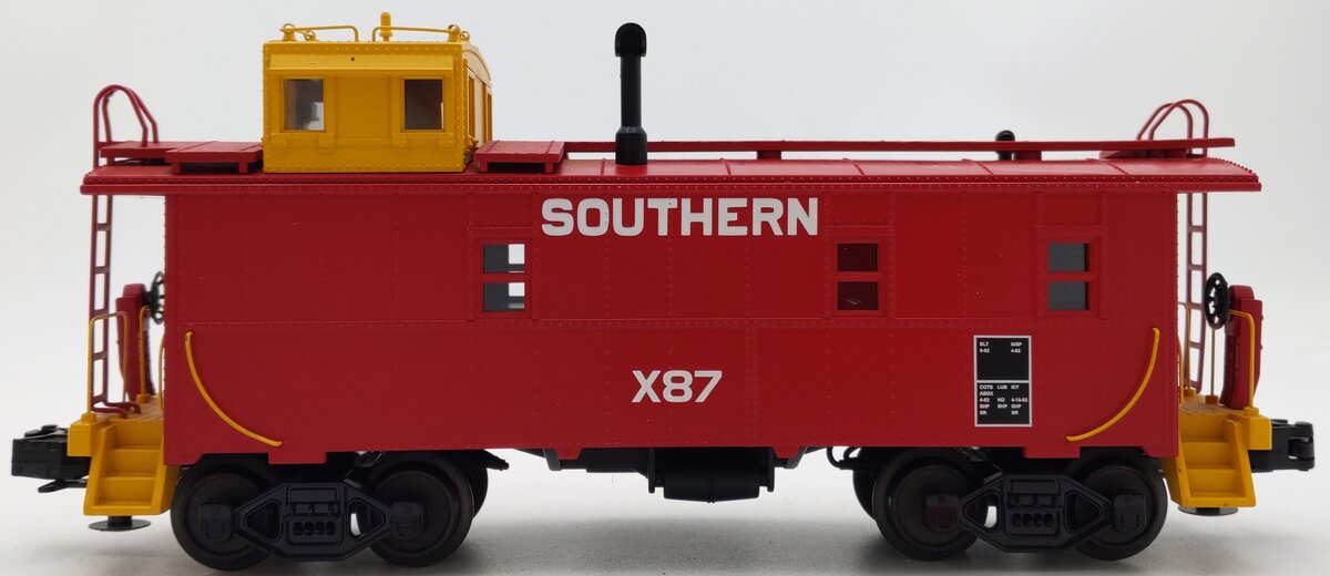 MTH 30-77148 O Southern RailKing Offset Steel Caboose Car #X87 LN/Box