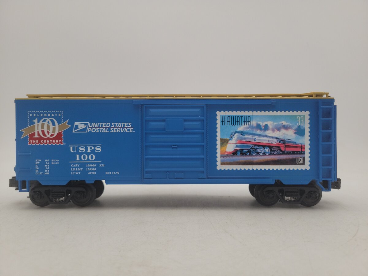 MTH 20-93041 O Gauge US Post Office 40' Single Door Boxcar #100 EX