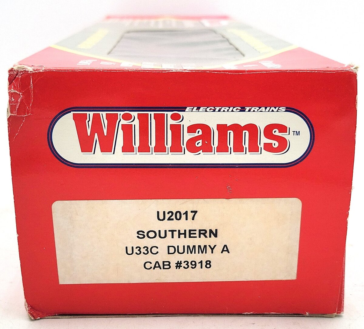 Williams U2017 O Gauge Southern U33C Non-Powered Diesel Locomotive #3918 VG/Box