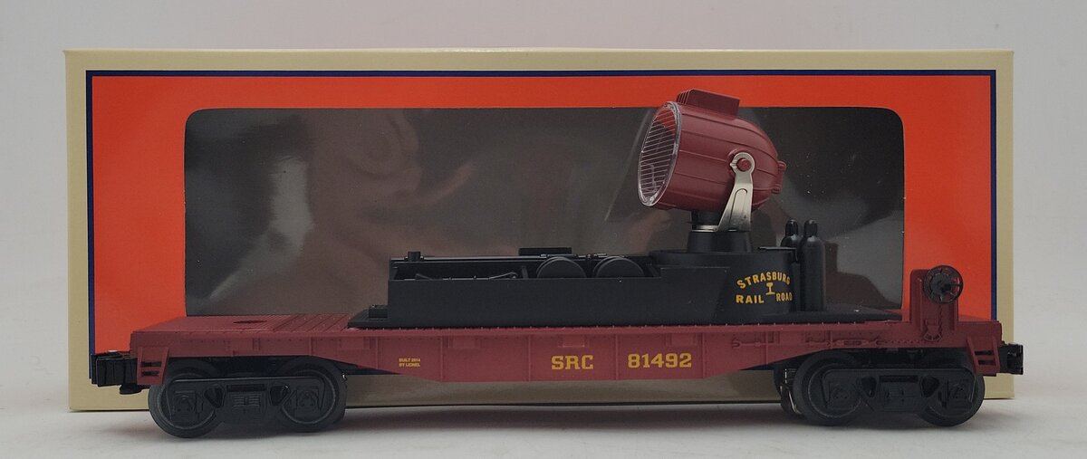 Lionel 6-81492 O Gauge Strasburg Searchlight Car #81492 LN/Box