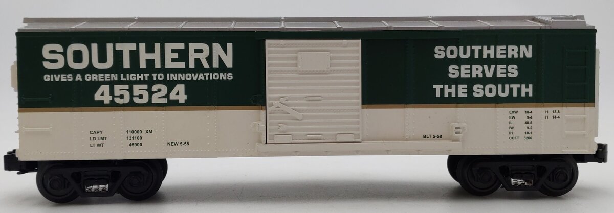 MTH 30-74072 O Gauge Southern Box Car #45524 LN/Box
