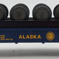 MTH 30-76366 O Alaska RailKing Flat Car with Wheel Set #97884 LN/Box
