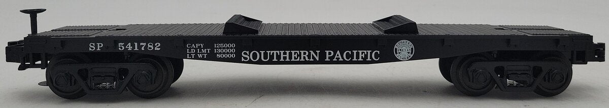 MTH 33-7615 O Gauge Southern Pacific Flat Car #541782 with No Load LN