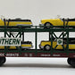 MTH 30-76140 O Gauge Southern Auto Carrier with 4 1955 Pontiacs LN/Box