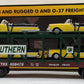 MTH 30-76140 O Gauge Southern Auto Carrier with 4 1955 Pontiacs LN/Box