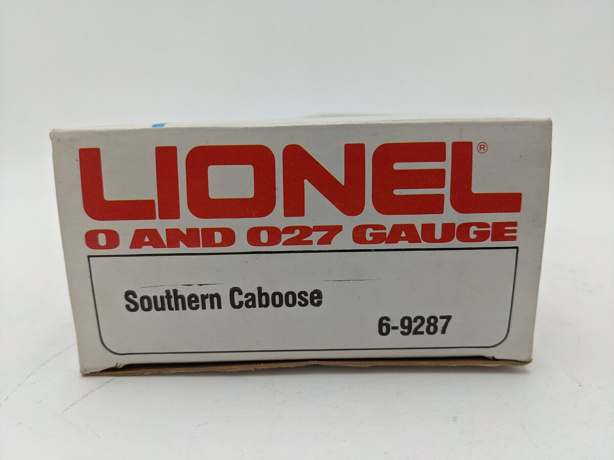 Lionel 6-9287 O Gauge Southern Red Round Window Caboose EX/Box