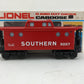 Lionel 6-9287 O Gauge Southern Red Round Window Caboose EX/Box