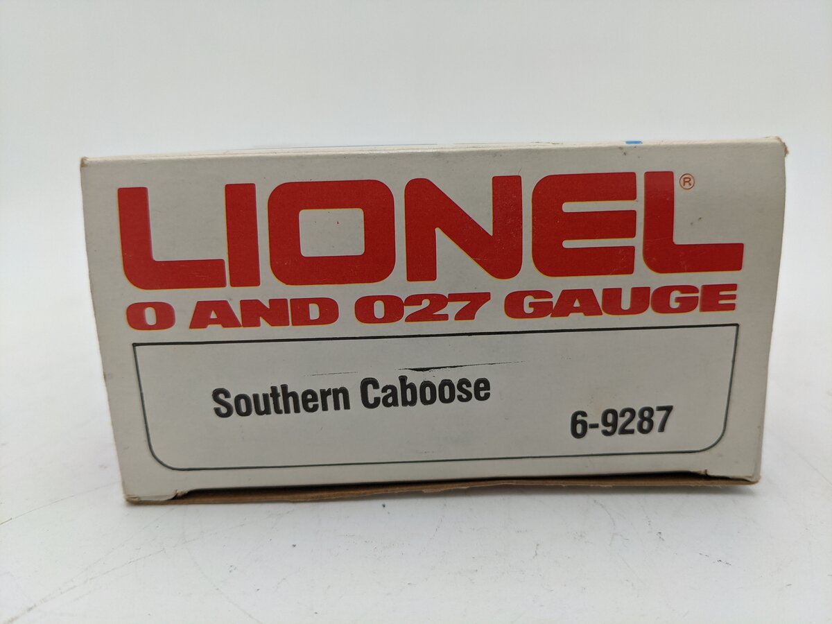 Lionel 6-9287 O Gauge Southern Red Round Window Caboose EX/Box