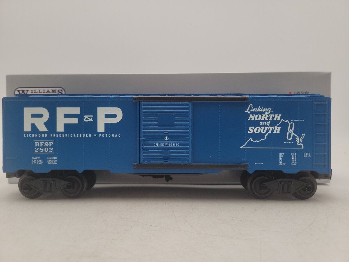 Williams WAL91 O Gauge RF&P Boxcar #2802 LN/Box