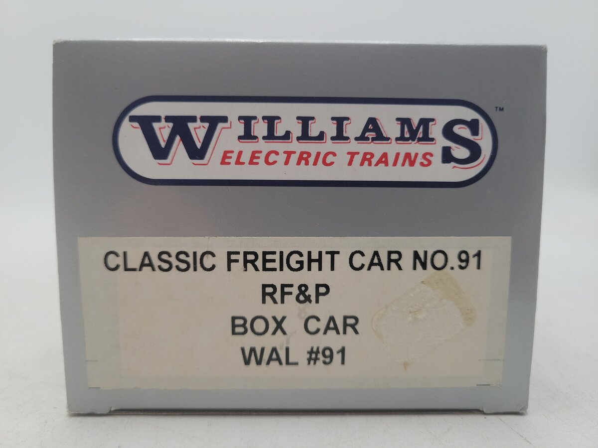Williams WAL91 O Gauge RF&P Boxcar #2802 LN/Box