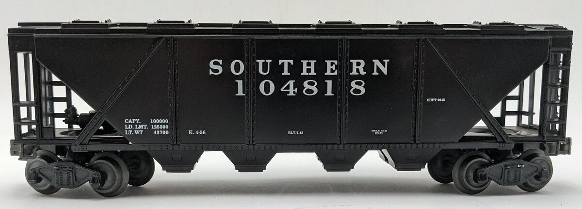 Williams HC16 O Gauge Southern Quad Hopper W/ Cover & Coal Load #104818 EX/Box