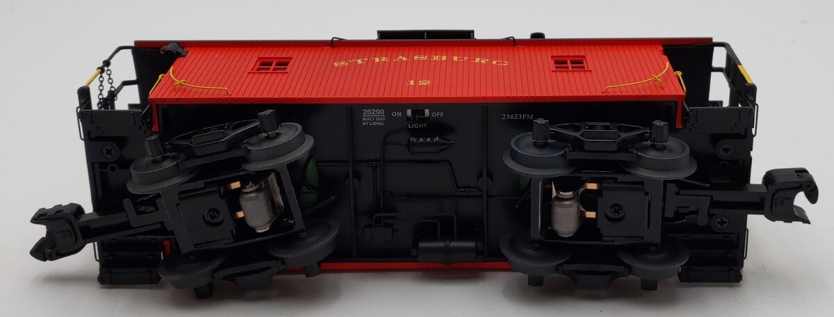 Lionel 2326290 O Strasburg Wood Caboose #12 LN/Box