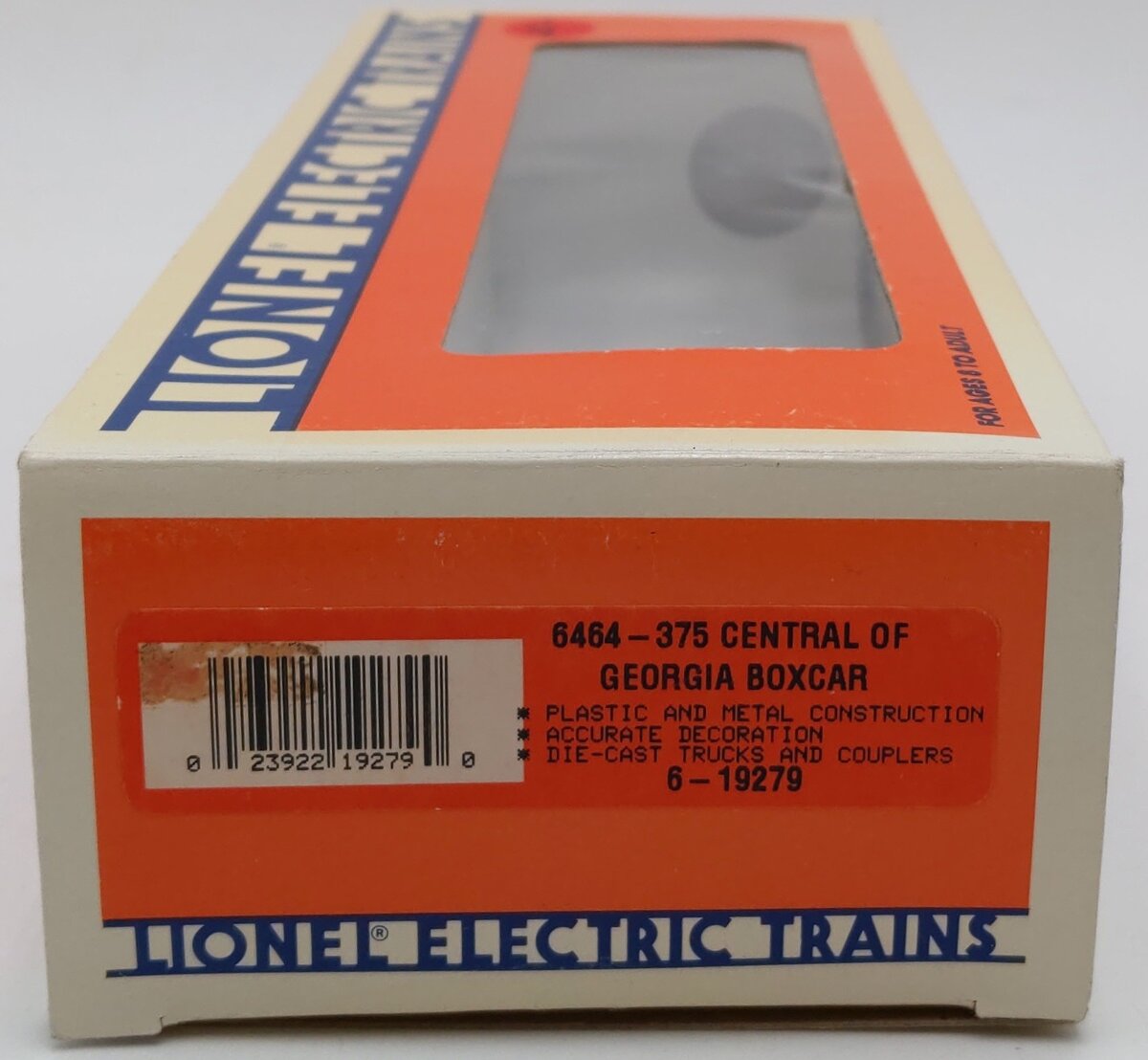 Lionel 6-19279 O Gauge Central of Georgia Boxcar #6464-375 LN/Box