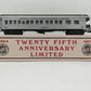 Williams 2501 O Gauge TCA 25th Anniversary "Yardley" Observation Car VG/Box