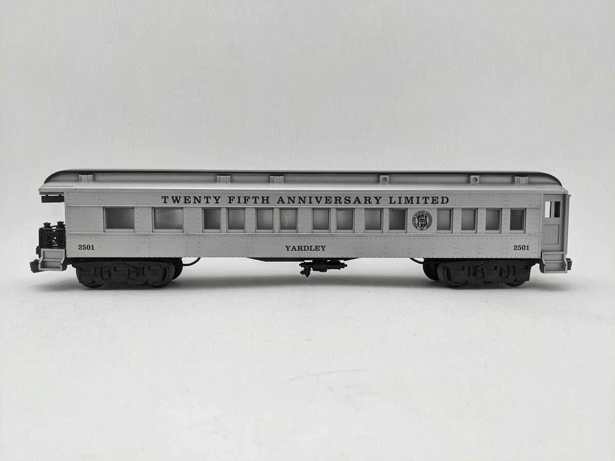 Williams 2501 O Gauge TCA 25th Anniversary "Yardley" Observation Car VG/Box