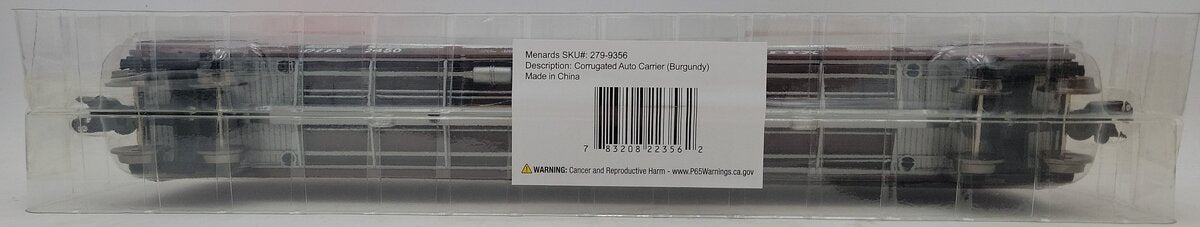 Menards 279-9356 O Gauge DTTX Corrugated Auto Carrier #2450 NIB