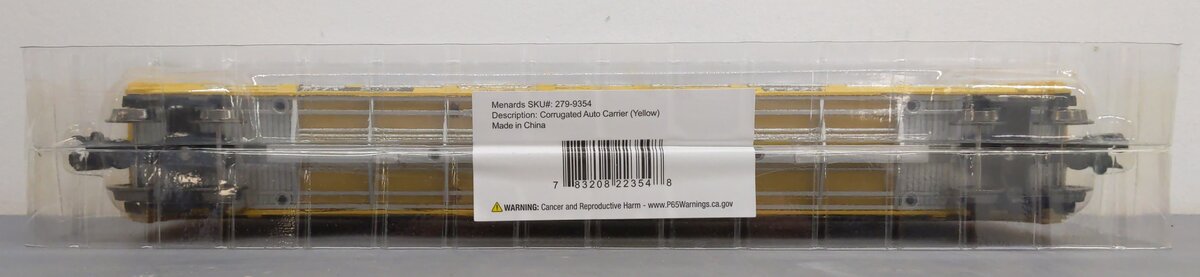 Menards 279-9354 O Gauge DTTX Corrugated Auto Carrier #2237 NIB